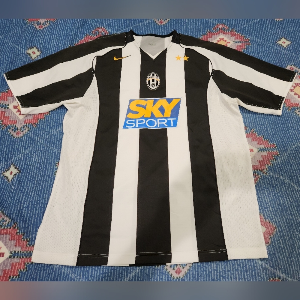 Nike Juventus Sky Sport Vintage Soccer Football Jersey Size Large